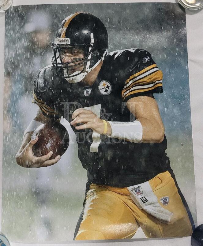 Ben Roethlisberger Pittsburgh Steelers Color Print Poster , 16"&times;20" - New