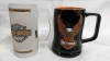 4 Harley-Davidson Mugs and a Beer Coozie - 2