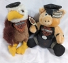 Harley-Davidson Stuffed Animals and Candle. - 2