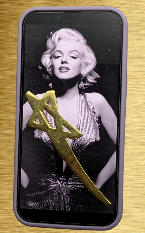 Shooting Star Vintage Norma Jean signed Brooch
