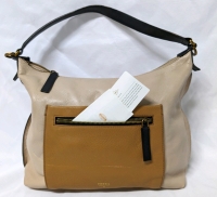 FOSSIL Tan & Earth Tone Nubuck Purse