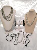 Fashionable Jewelry lot - Necklaces, Bracelets and Earrings
