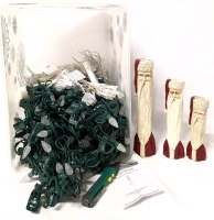 5 Bunches of Christmas Lights, Long Santa Candle Holders & Non-Contact AC Voltage Detector