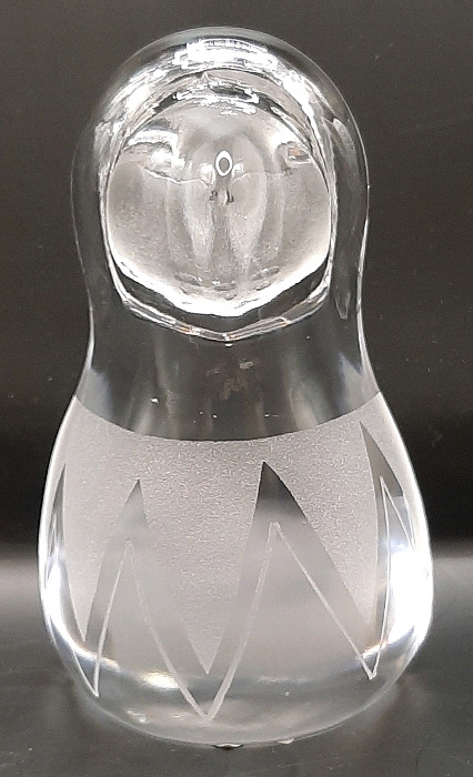 Royal Krona Crystal Eskimo Sculpture