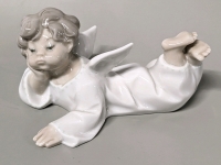 LLADRO Angel Lying Down Made in Spain