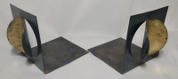 Mid-Century Modern Metal Bookends by Artist Jarnuszkiewicz , Montreal