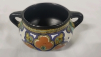 Vintage Gouda Miniature 2 Handled Pot