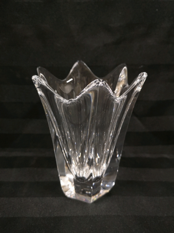 ORREFORS Crystal Vase - Made in Sweden