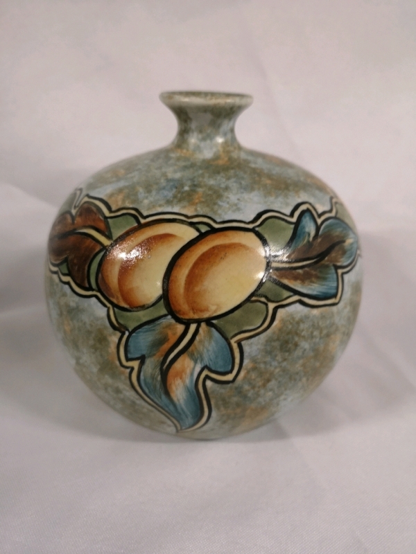 George Clews Vase - Hand Painted Chameleon Ware