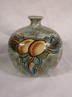 George Clews Vase - Hand Painted Chameleon Ware