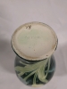 Antique German Majolica Tube Lined Vase with irises - 4