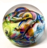 Signed Robert Held Art Glass Paperweight Hand Made Canada