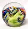 Signed Robert Held Art Glass Paperweight Hand Made Canada - 3