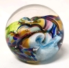 Signed Robert Held Art Glass Paperweight Hand Made Canada - 4