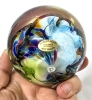 Signed Robert Held Art Glass Paperweight Hand Made Canada - 5