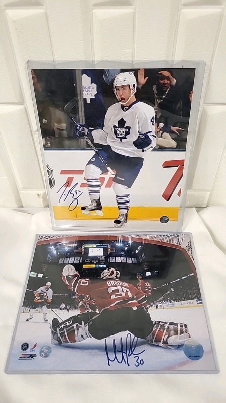 Tyler Bosak & Martin Brodeur Signed Photos - With COAs +