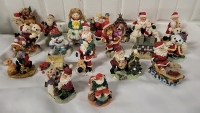 20 Christmas Theme Resin Figurines - 1.5"-3.5" tall
