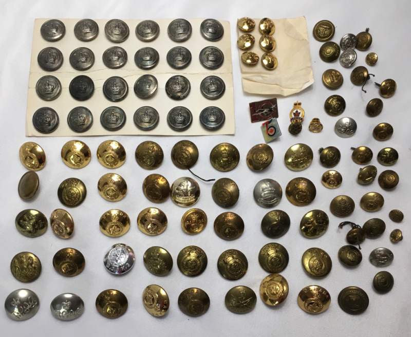 WWII & Post War Military Buttons