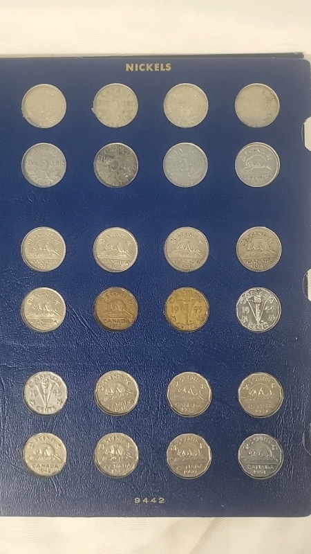 1930-2021 Set of Canadian Nickels - 96