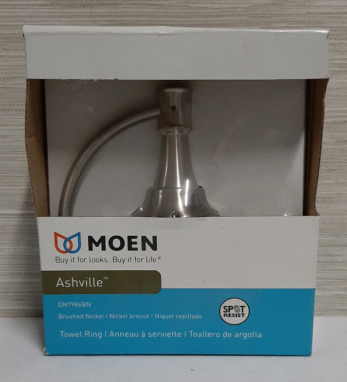 New Moen Ashville Towel Ring