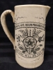 Antique Stoneware Pitcher with Rope Handle - 2