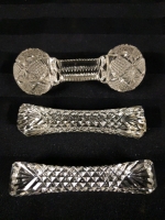3 Cut Crystal Knife Rests