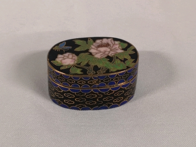 Vintage Cloisonne Trinket Box