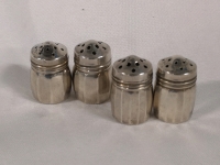 2 Pairs of Sterling Silver Salt & Pepper Shakers