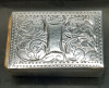 English Sterling Silver Match Safe