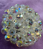 Vintage Clear Crystal Brooch - 4