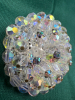 Vintage Clear Crystal Brooch - 5