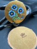 Stratton England Powder Compact with Blue Flowers - 6