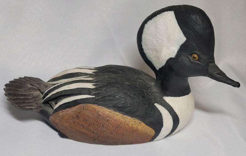 Gosset Hooded Merganser Mantle Duck Decoy , Limited Edition #92/1000