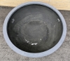New Green Theory Lightweight Low Bowl Fiberglass Planter , Measures "16 Tall, 43" Diameter - 2