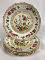 5 Vintage Royal Albert Indian Tree Desert Plates