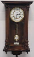 KIENINGER Key Wound Wall Clock , measures 25" tall . Made in Germany