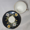 Aynsley ' Daffodils ' Cup & Saucer , Both Ring True . Small Chip on Bottom of Saucer - 3