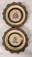 2 Vintage Framed Needlepoint Pictures - The Little Gallery