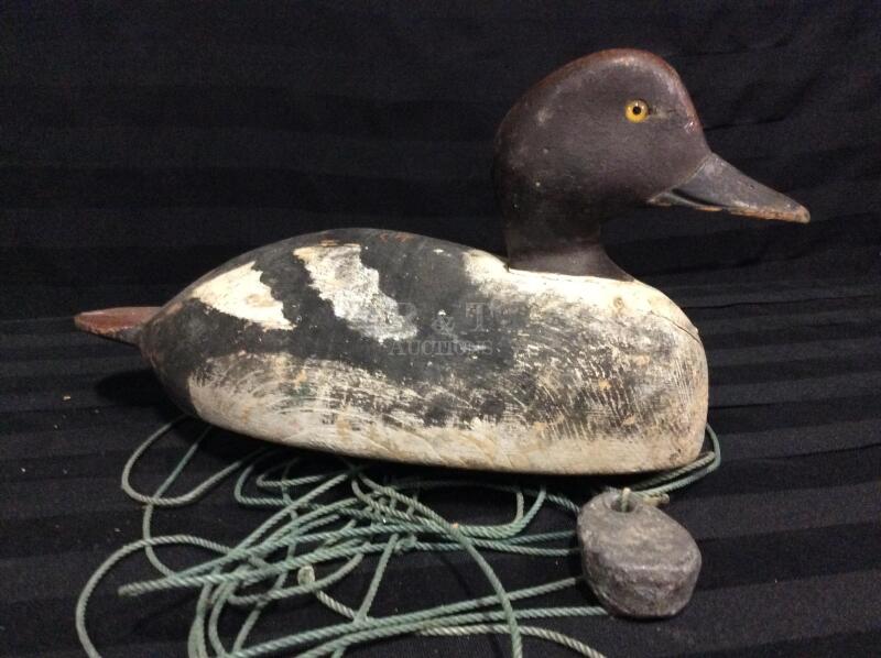 Vintage Carved Duck Decoy