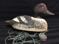 Vintage Carved Duck Decoy