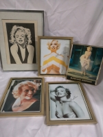 5 Marilyn Monroe Framed Pictures