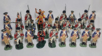 7 Year War British Soldiers Toy Soldier Lead Miniatures
