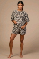 New PinkBlush Camel Leopard Short Maternity Pajama Set (Size Small?)