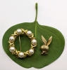 Gorgeous Gold Tone Jewelry: Playboy Bunny Brooch, Tie Pin, Bracelet + - 6