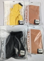 4 New ALPHALETE sz Large Women's Bodysuit & Zip Tank & Jogger.