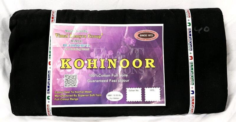 New Kohinoor Bolt of 100% Cotton Fabric (40 Meters?)