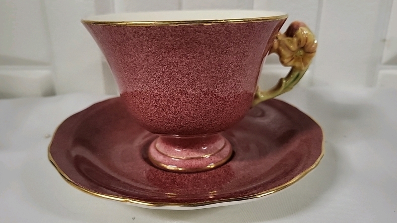 Royal Winton Tecup with Flower Handle