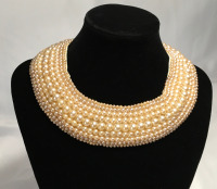 MCM Glentex Faux Pearl Collar