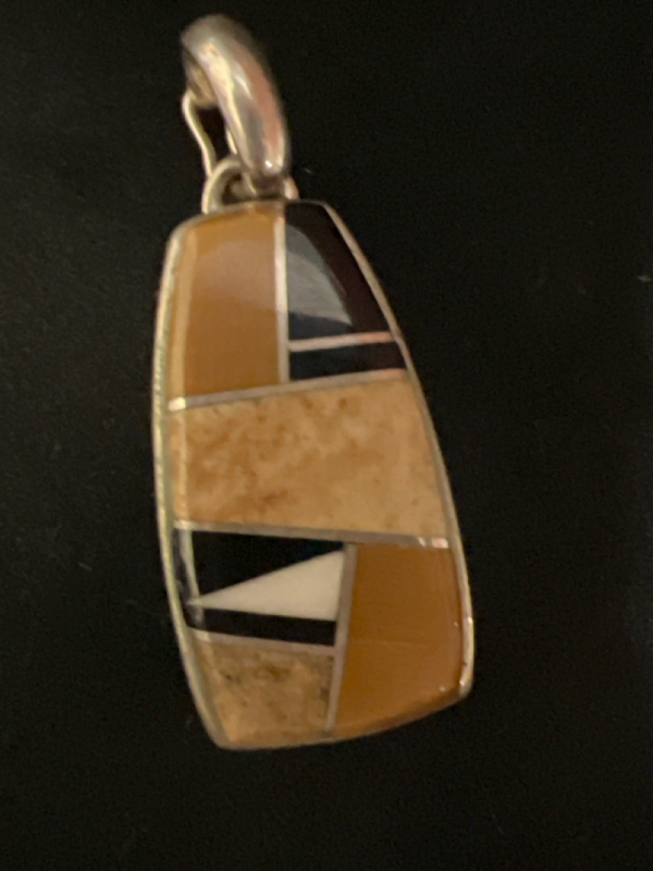 Calvin Begay Navajo Artist signed Pendant