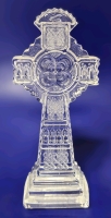 Signed Galway Crystal Irish Celtic Cross